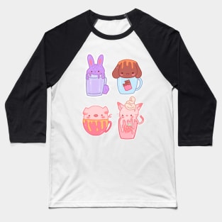 cappucino pets: family Baseball T-Shirt